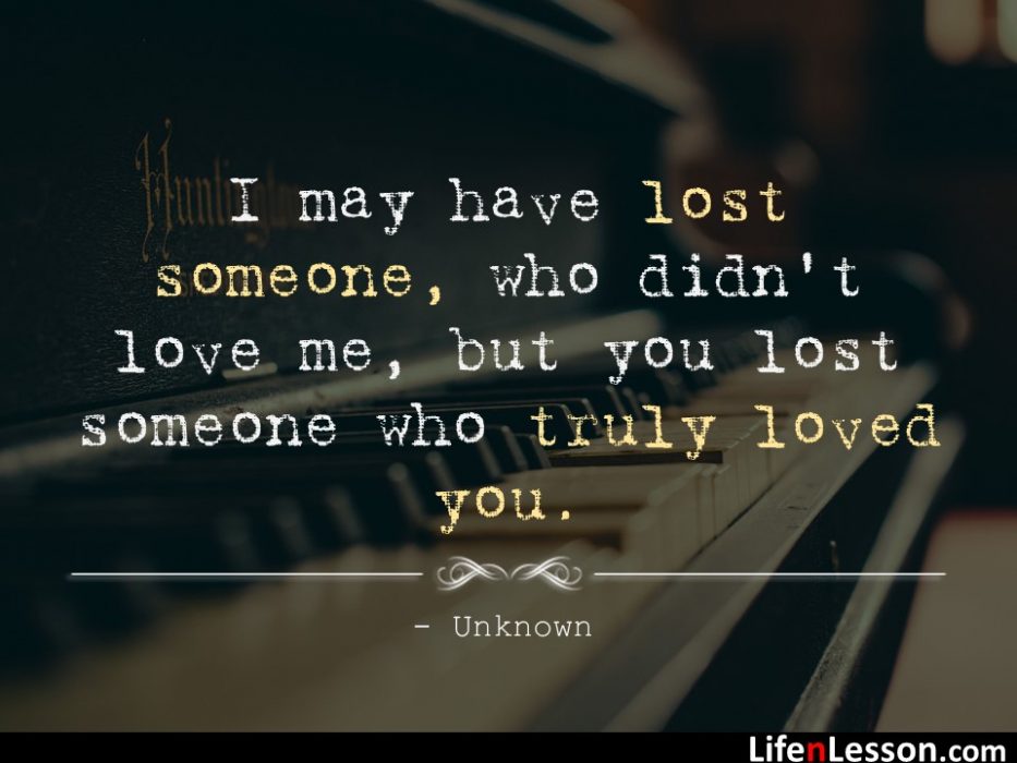 Sad Love Quote by Unkown