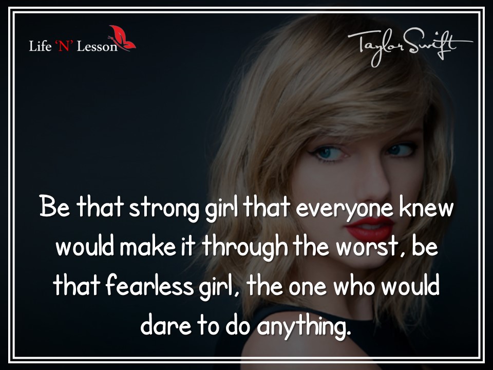 Quotes by Taylor Swift 