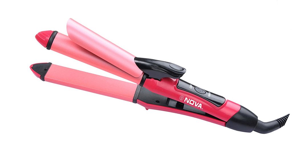 Nova 2 in 1 Hair Straightner and Hair Curler