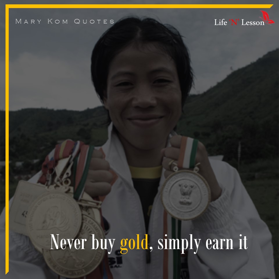 Mary Kom Quote