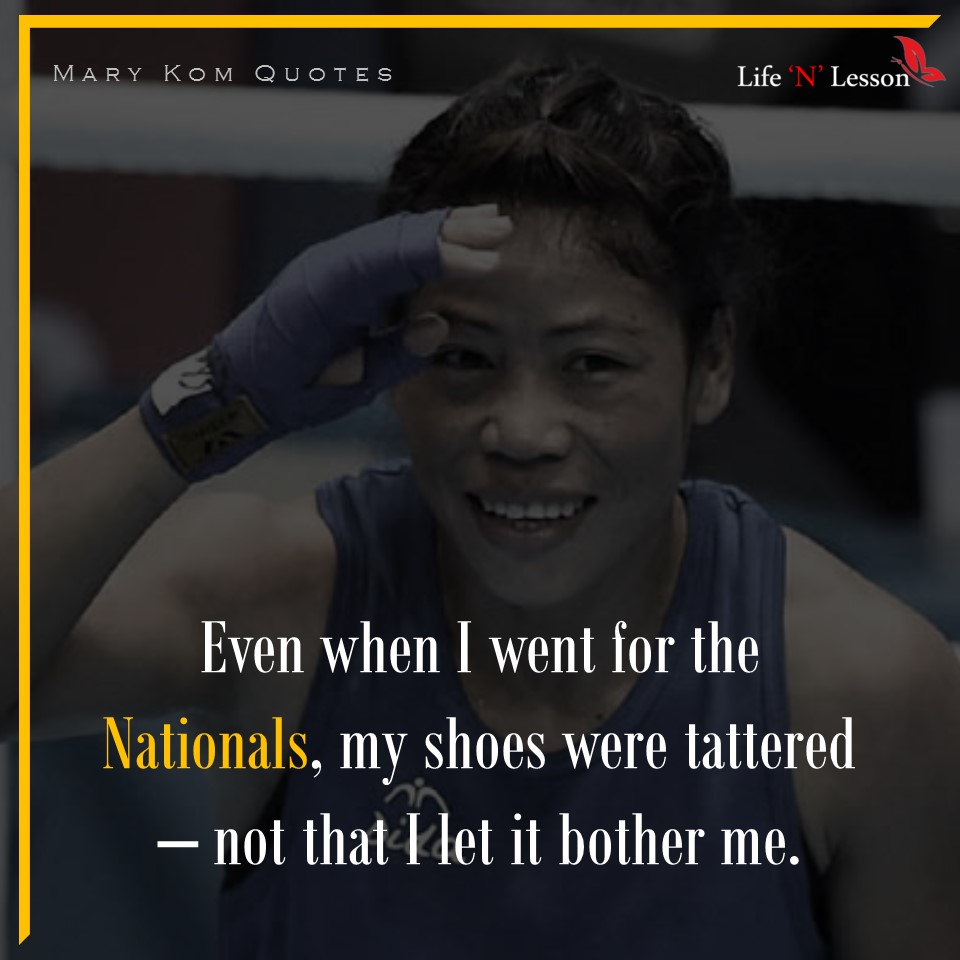 Mary Kom Quote