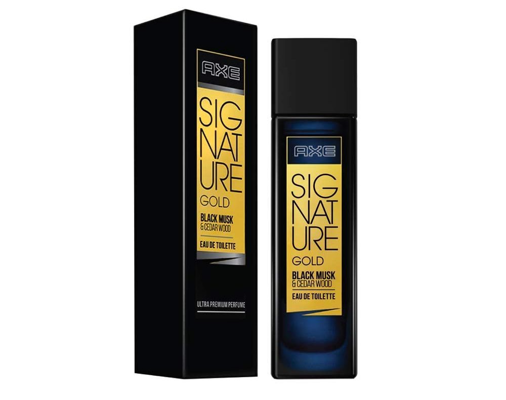 AXE Signature Gold Black Musk and Cedar Wood Perfume